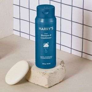Harry's Shampoo and Conditioner 2-in-1.  New 14 Ounce. 414 ml Peppermint Minty